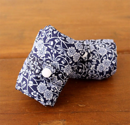 Burleigh バーレイ社　Blue Calico　ブルーキャリコ　エコバック　買い物バッグ　買い物袋　マイバッグ　生活雑貨　おしゃれ