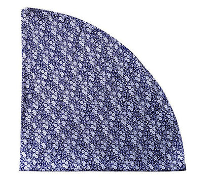 Burleigh バーレイ社　Blue Calico ブルーキャリコ　ラウンドテーブルクロス　132×132cm テーブルクロス　丸型　ラウンド　クロス　花柄　おしゃれ