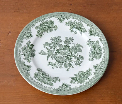 イギリス製　Burleigh バーレイ社　Green Asiatic Pheasants　 グリーンアジアティックフェザンツ　プレート 17.5cm 皿　お皿　洋食器　英国食器　テーブルウエア　花柄　 ※ギフトボックス別売り