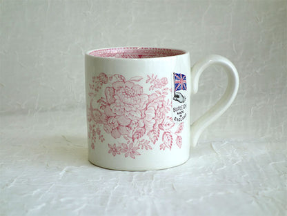 イギリス製　Burleigh バーレイ社　Pink Asiatic Pheasants　 ピンクアジアティックフェザンツ　マグカップ　 マグ　カップ　洋食器　英国食器　テーブルウエア ※ギフトボックス別売り