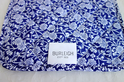 Burleigh バーレイ社　Blue Calico　 ブルーキャリコ　ポットマット　鍋敷き　 なべしき　鍋つかみ　キッチン用品　テーブルアクセサリー　 英国雑貨　キルティング加工