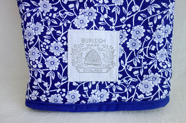 Burleigh バーレイ社 Blue Calico　 ブルーキャリコ　オーブングローブ　 鍋つかみ　ミトン　キッチン用品　花柄