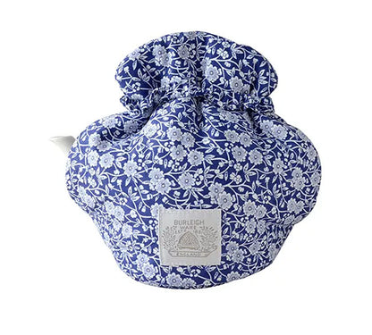 Burleigh バーレイ社　Blue Calico ブルーキャリコ　オープントップティーコージー　 ティーポットカバー　保温　キッチンファブリック　花柄