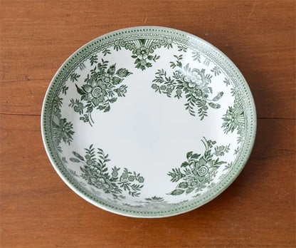 イギリス製　Burleigh バーレイ社　Green Asiatic Pheasants　 グリーンアジアティックフェザンツ　フルーツプレート　 プレート　小皿　お皿　皿　洋食器　英国食器　花柄
